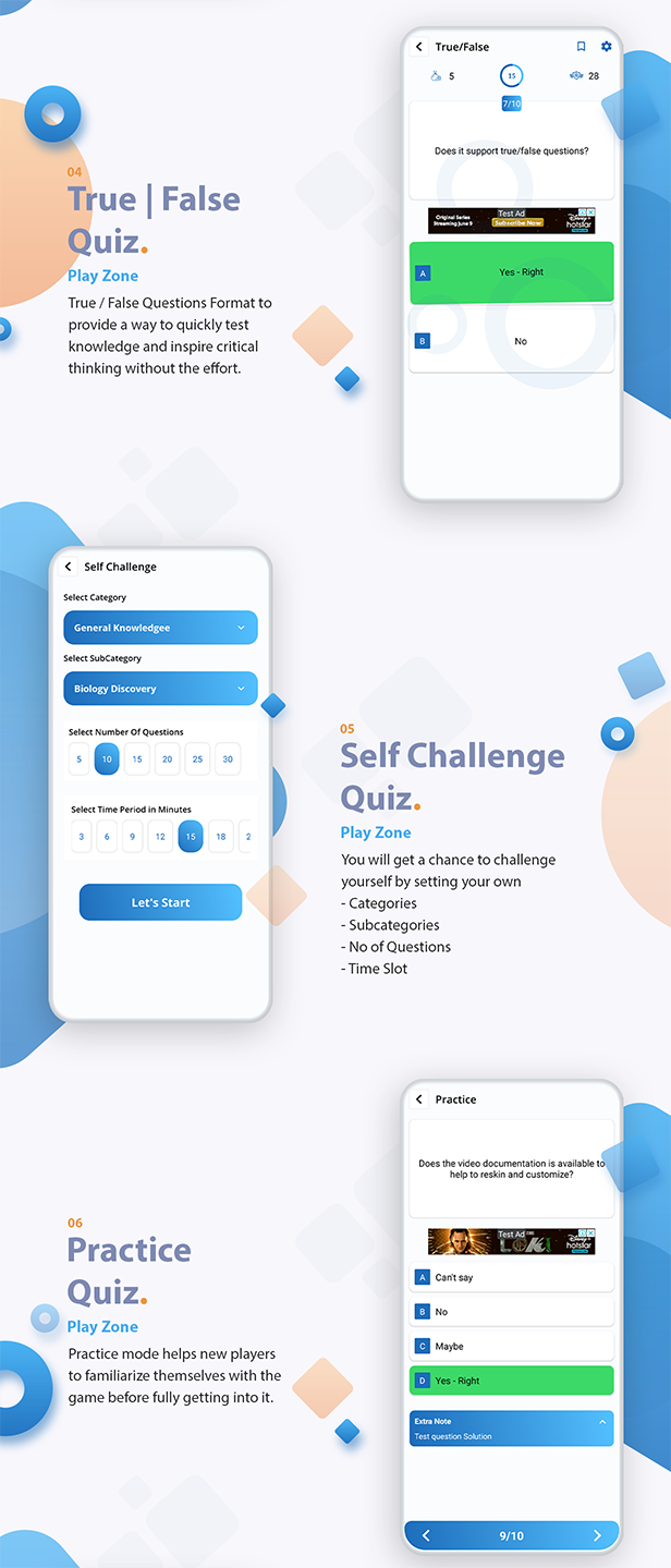 Quiz Online App with Earning System