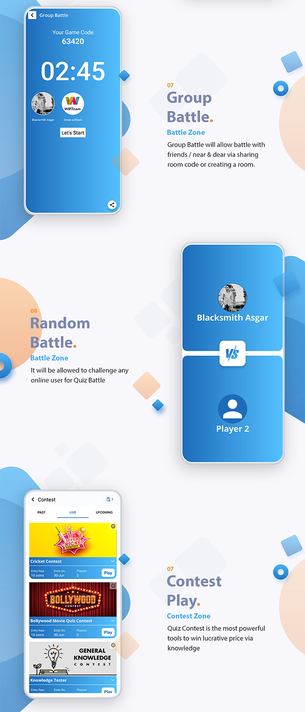 Quiz Online App with Earning System